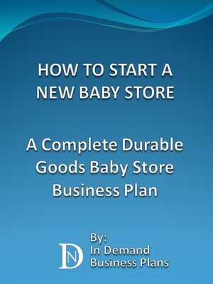 cover image of How to Start a New Baby Store